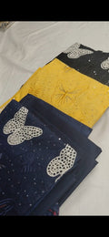 2pc butterfly embroided sale