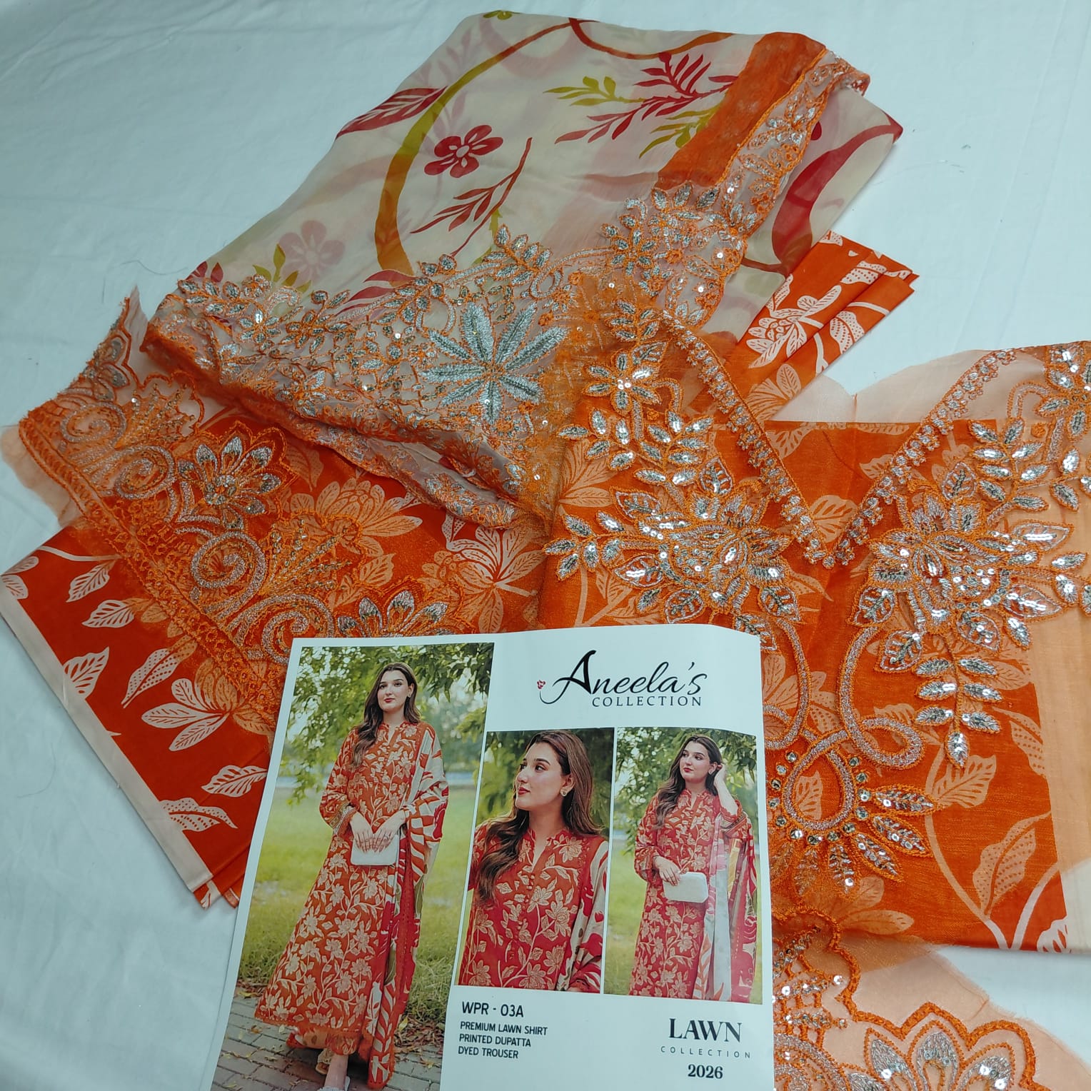 Anela prnt orange