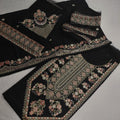 Lawn 2pc floral black