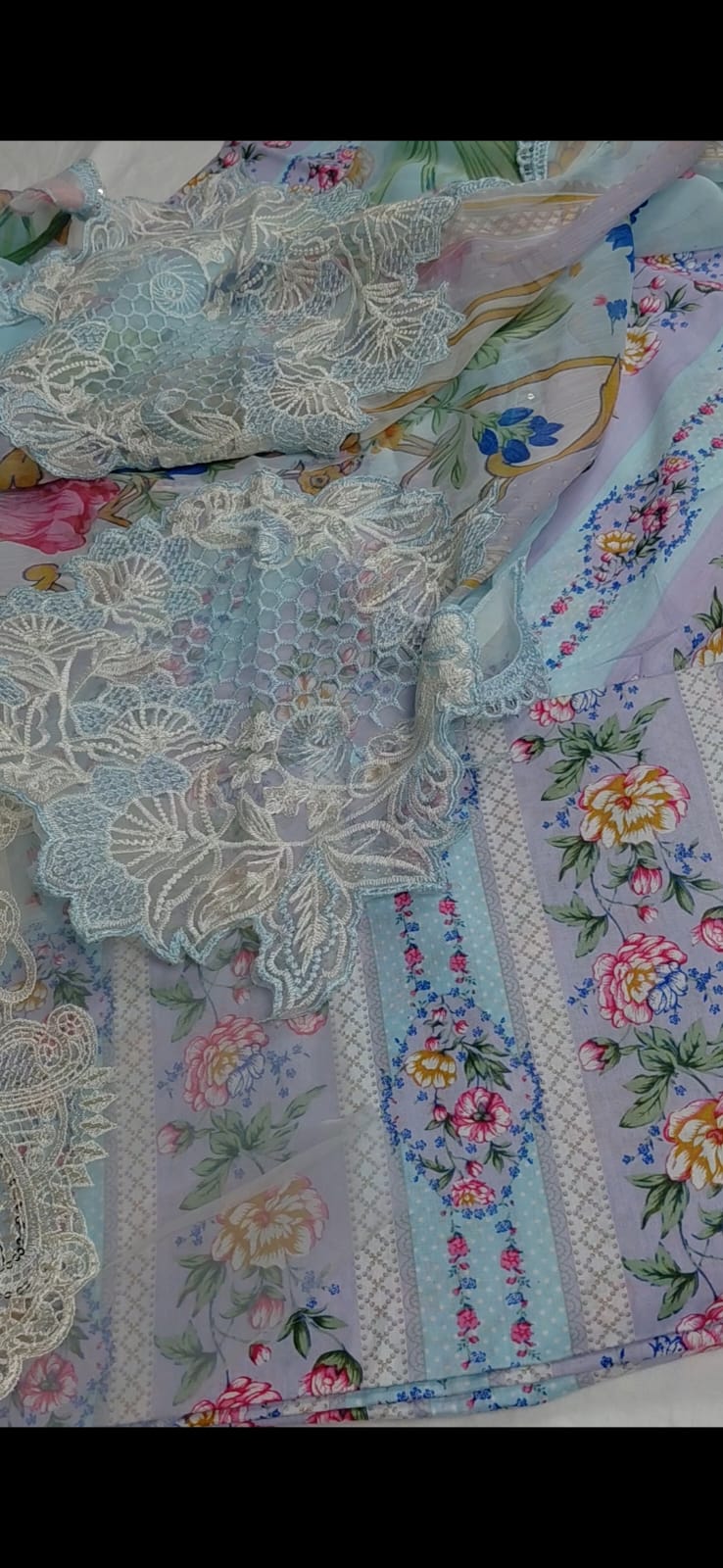 M.print stripe sky blue