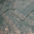 3pc embroidered m.b laser flower(sage green)