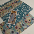 Lawn 3pc Printed Tie n Die Daisy Flowers