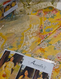 3pc anela yellow frock