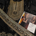 Silk 2pc A.j gold neck(black)