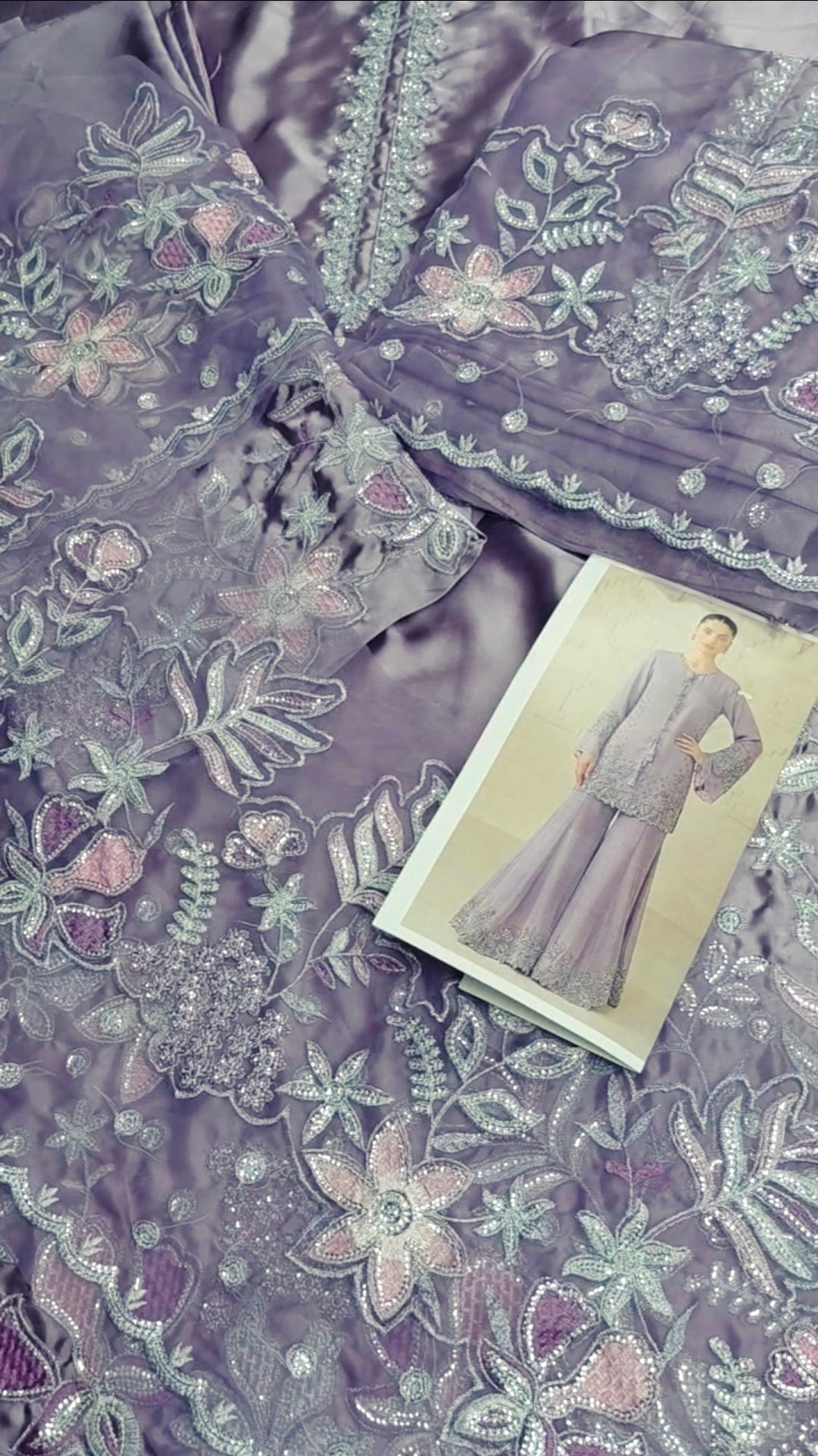 2pc silk iznk stars[lilac]