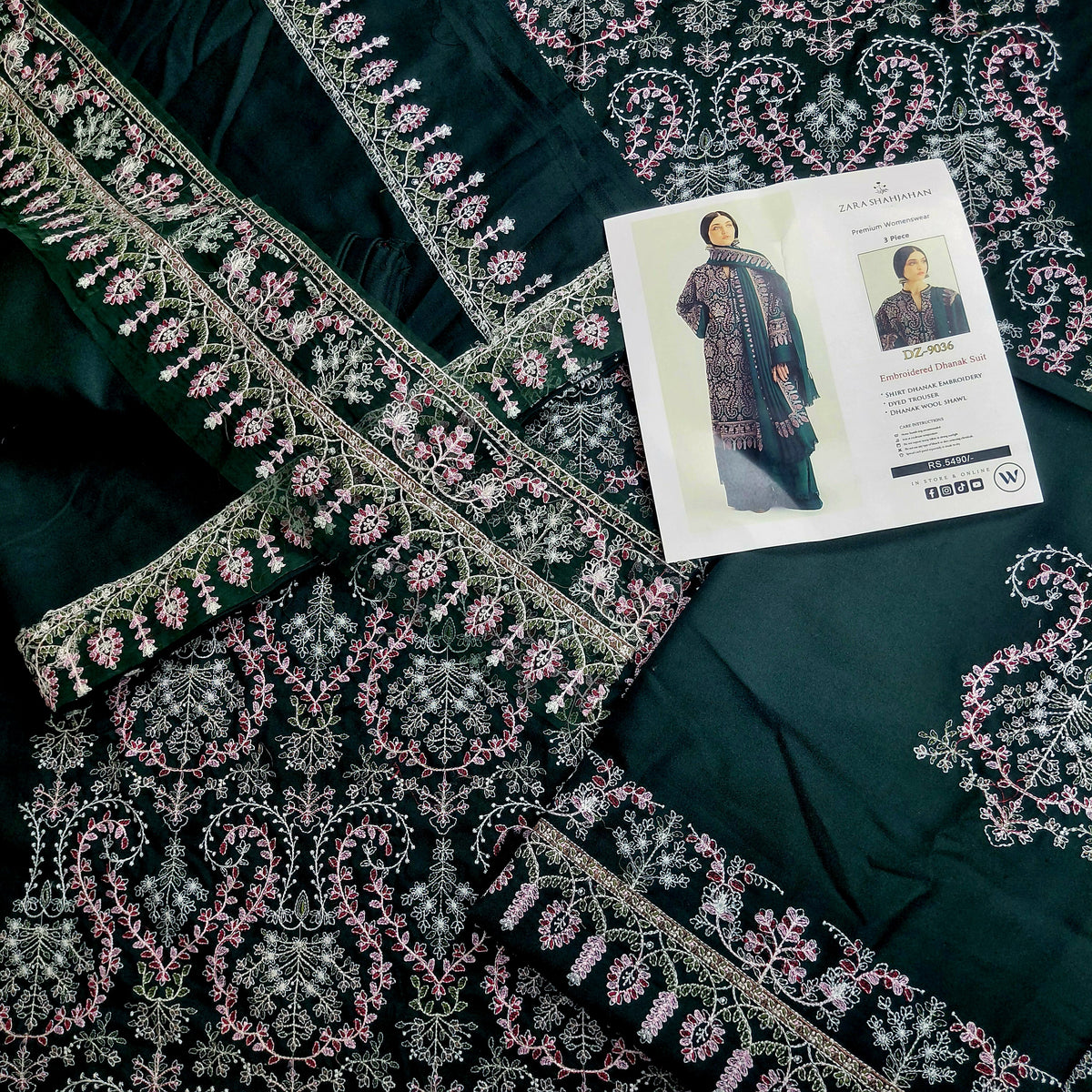 3pc dhnak b.green z.s
