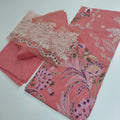 Lawn 3pc Aneela peach