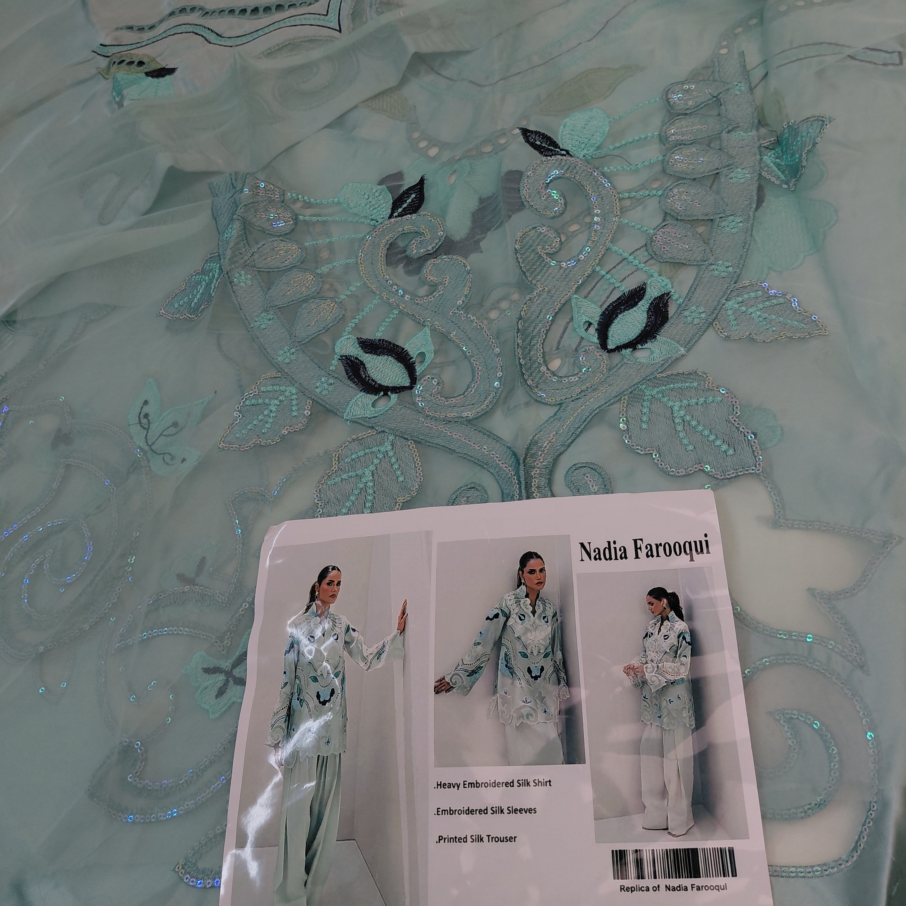 2pc silk n.f.sky