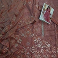 2pc china patti rusty rose