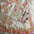2pc silk rangeen(off white)