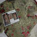 Lawn 3pc Anela pista rose