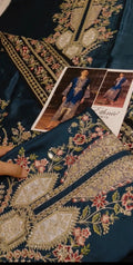 2pc silk eth square peakok