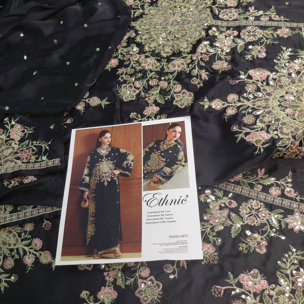Silk eth kaftan centre bunch
