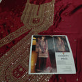 Silk 2pc A.j maroon gold