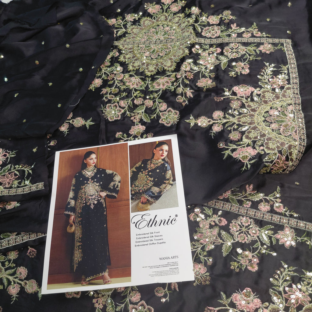 Silk eth kaftan centre bunch